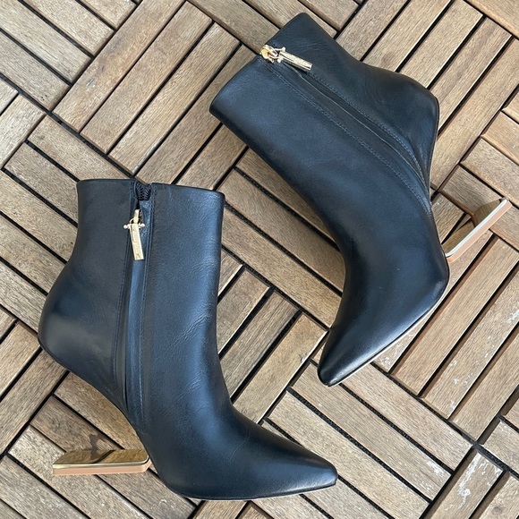 Cult Gaia- Black Kenna Leather Boots IT 36 / US 6 Minimal Trendy - Picture 7 of 12